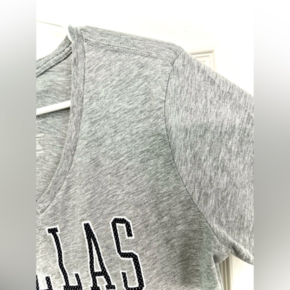 Dallas Cowboys Grey V-Neck Tee - Picture 4 of 9